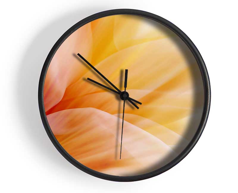 Soft Silk Reflections Clock - Wallart-Direct UK