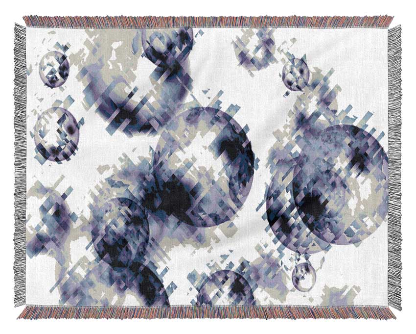 Spheres Of Time Woven Blanket