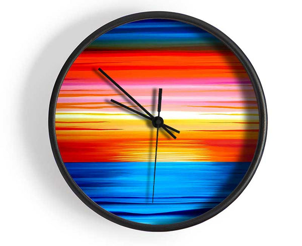 Sun Of The Ocean Clock - Wallart-Direct UK