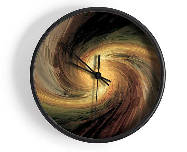 Swirls Of Light Clock - Wallart-Direct UK