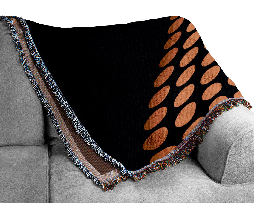 The Orange Road Less Travelled Woven Blanket