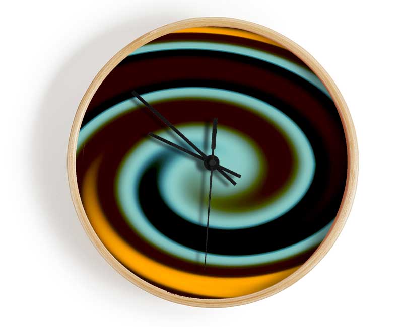 The Swirl Clock - Wallart-Direct UK