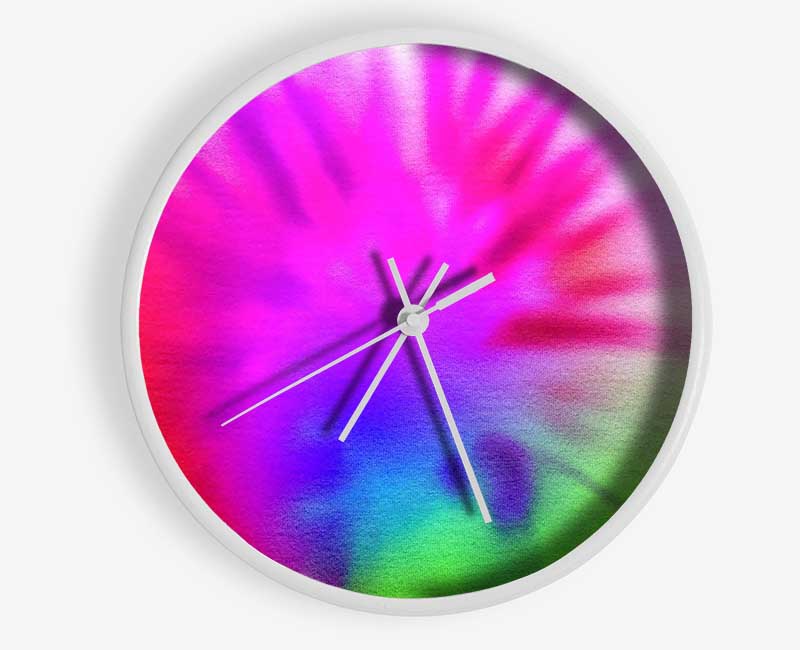 Tie Dye Clock - Wallart-Direct UK