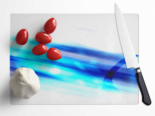 Time Line Glass Chopping Board