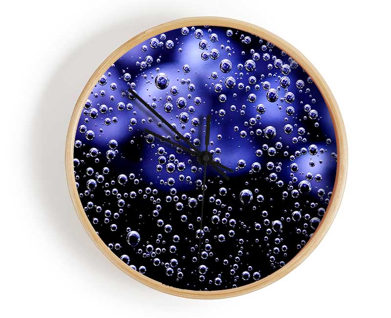 Tiny Air Bubbles Clock - Wallart-Direct UK