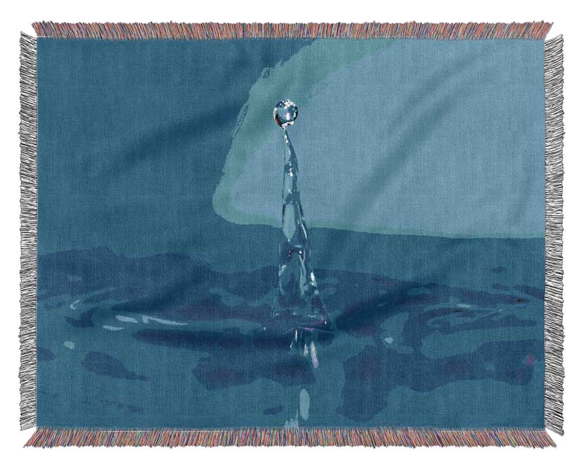 Water Drop Attention Woven Blanket