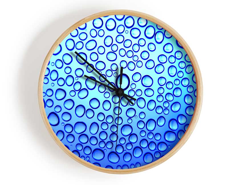 Water Drop Pattern Clock - Wallart-Direct UK