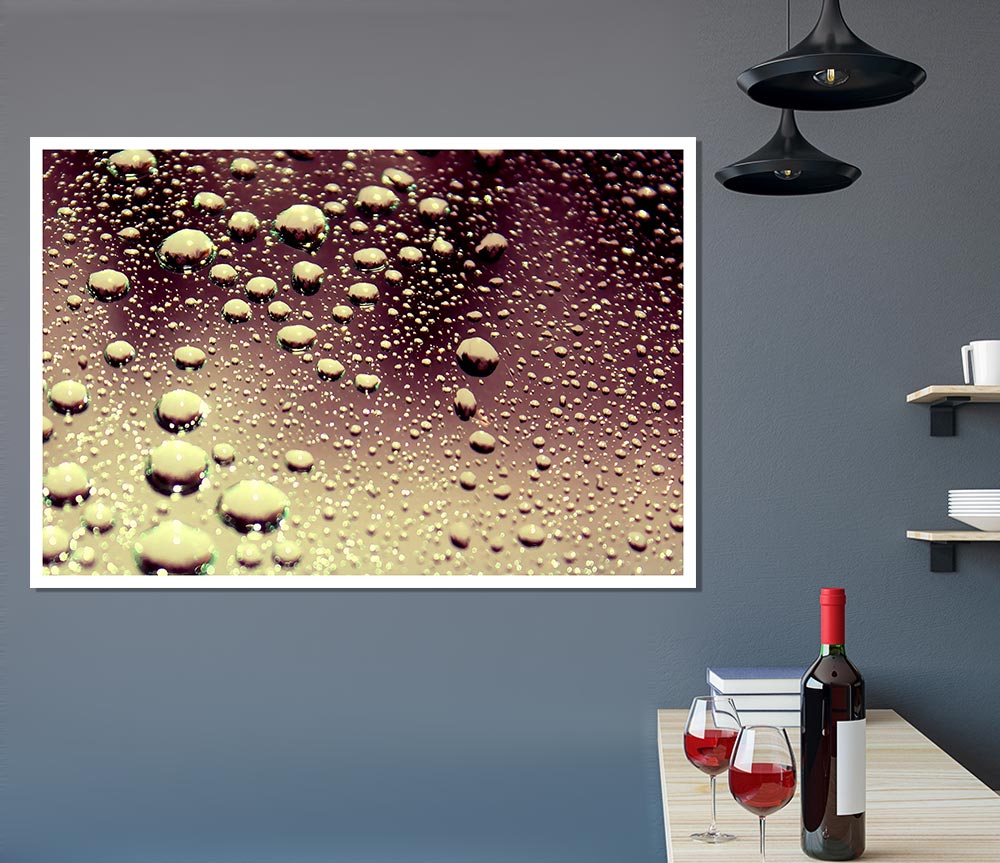 Wet Surface Print Poster Wall Art