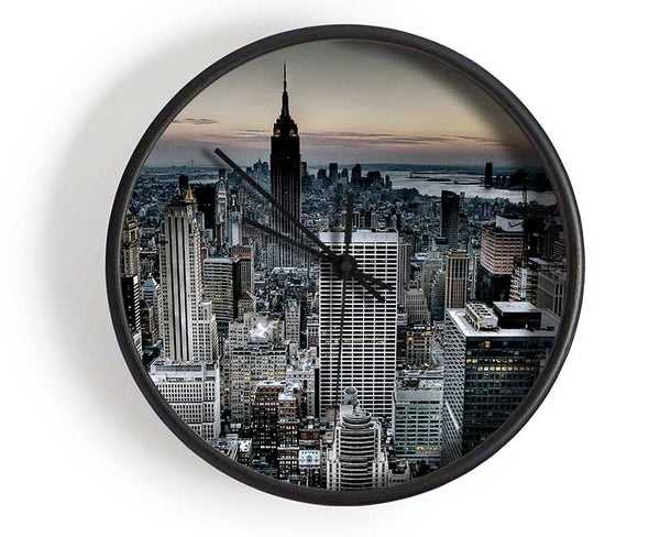 Across New York Clock - Wallart-Direct UK