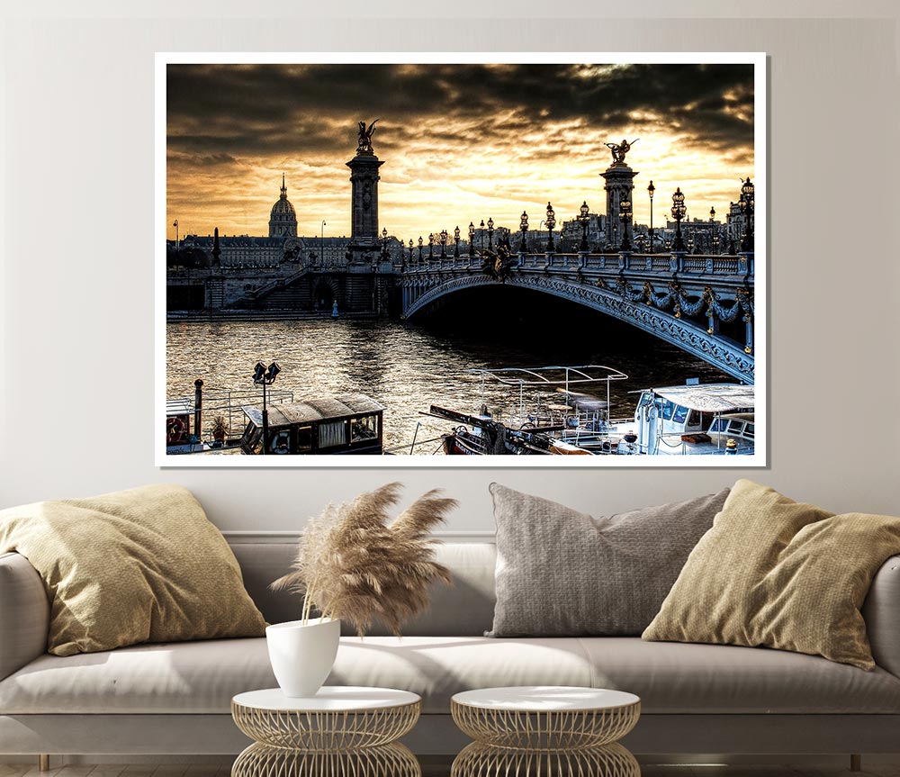 Alexander Bridge Paris Print Poster Wall Art