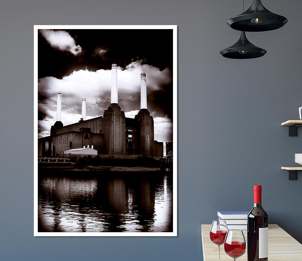 Battersea Power Station Print Poster Wall Art