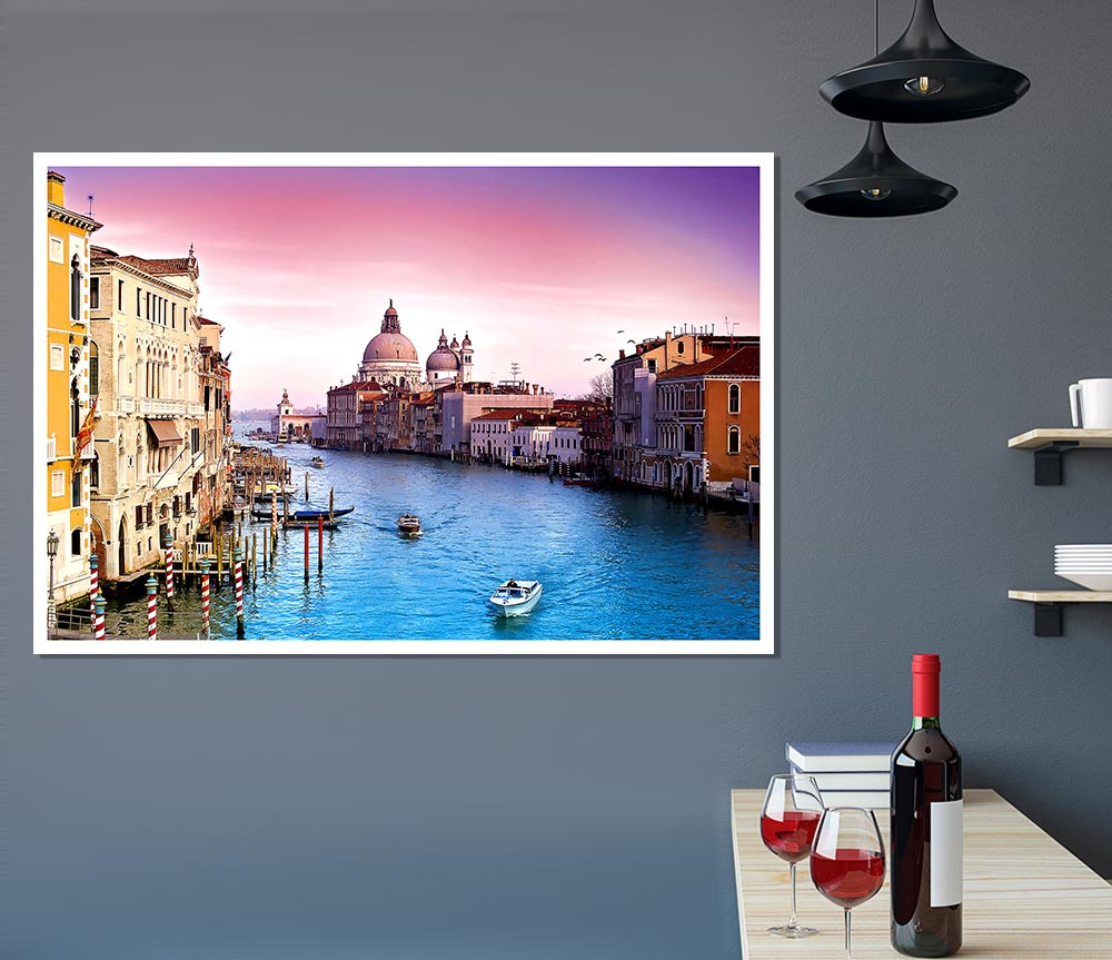 Beauty Of Venice Print Poster Wall Art