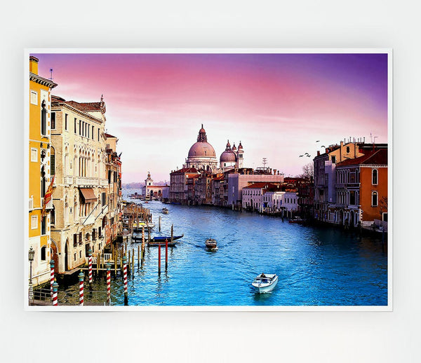 Beauty Of Venice Print Poster Wall Art