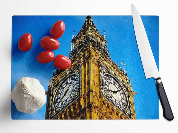 Big Ben Close-Up Glass Chopping Board