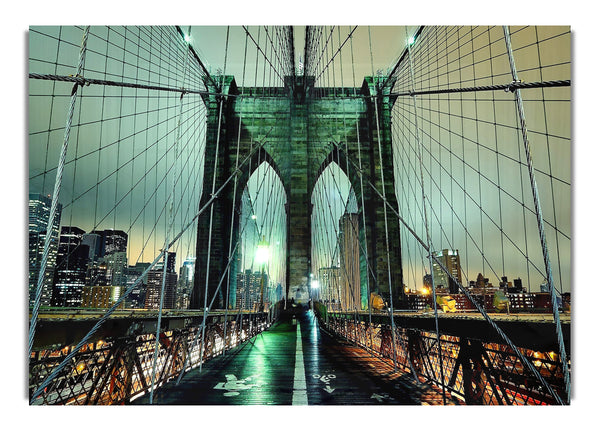 Brooklyn Bridge bei Nacht 2