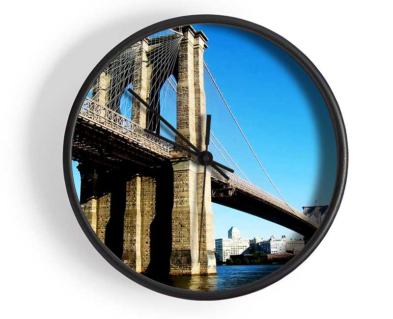 Brooklyn Bridge By Day Clock - Wallart-Direct UK