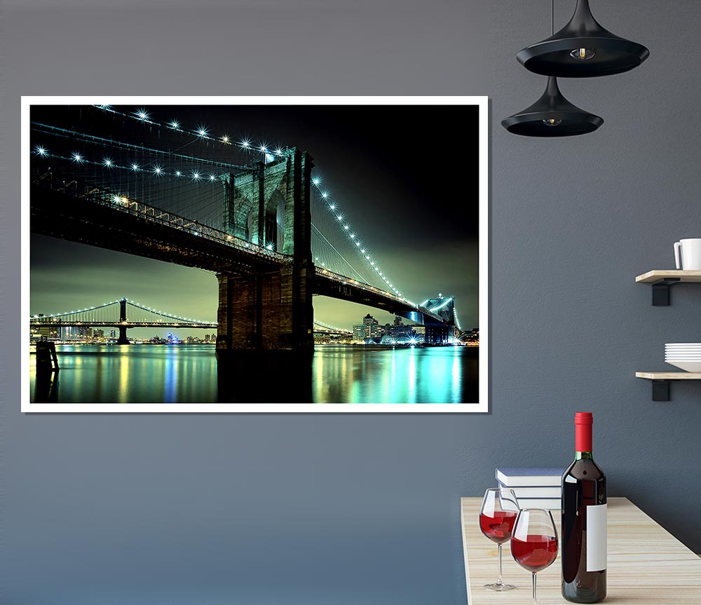 Brooklyn Bridge Nyc Print Poster Wall Art