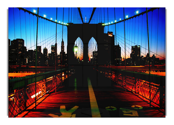 Brooklyn Bridge - Roter Farbton