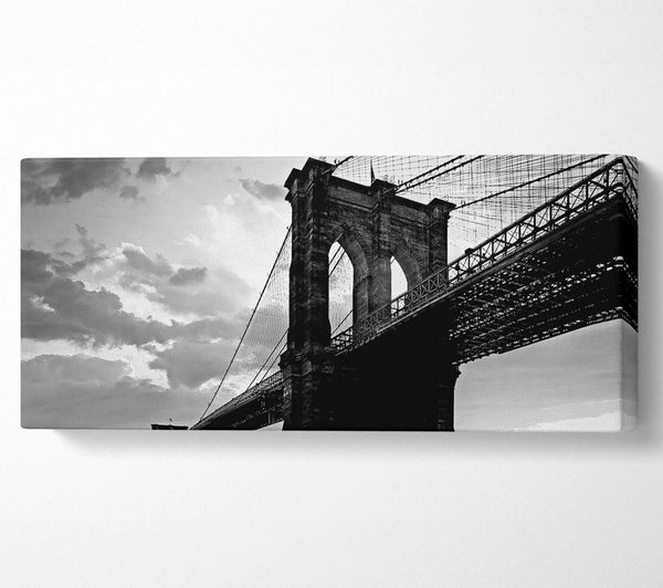 Brooklyn Bridge Sunset B n W