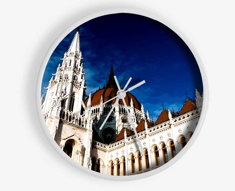 Budapest Hungary Clock - Wallart-Direct UK