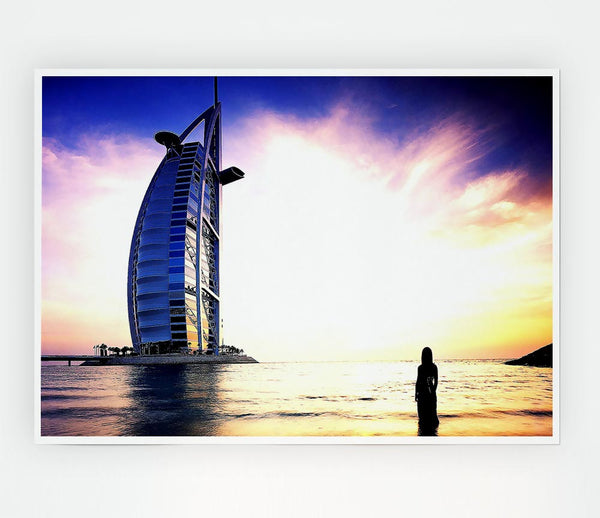 Burj Al Arab Dubai Print Poster Wall Art