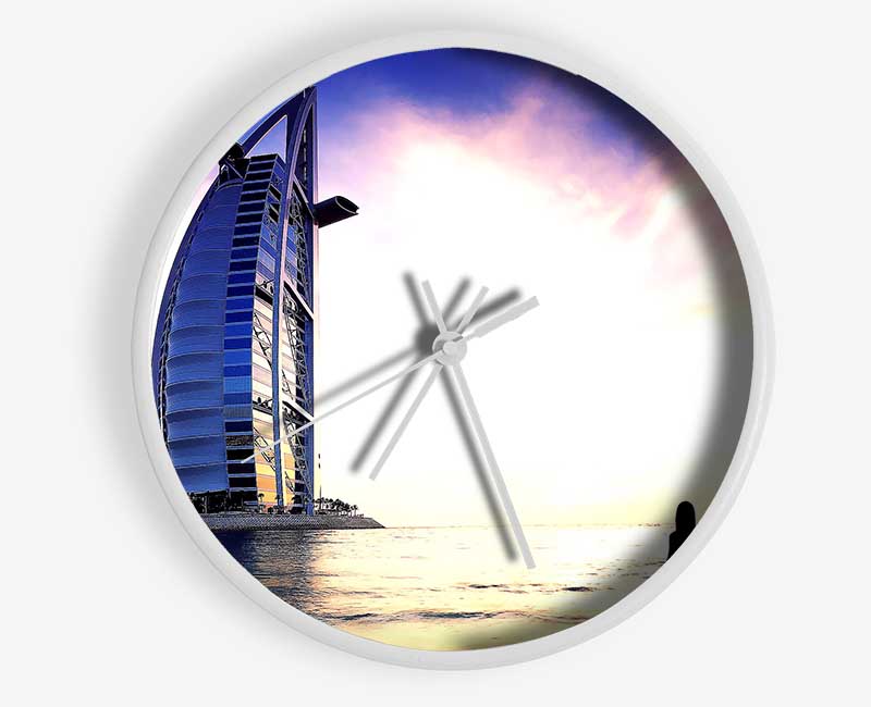 Burj Al Arab Dubai Clock - Wallart-Direct UK