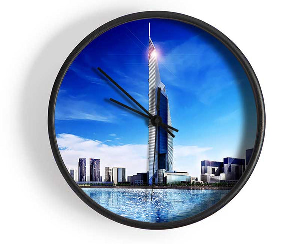 Burj Dubai Skyscraper Clock - Wallart-Direct UK