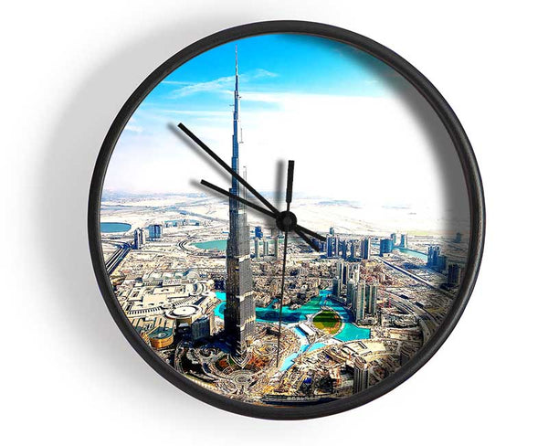 Burj Khalifa Aka Burj Dubai Clock - Wallart-Direct UK