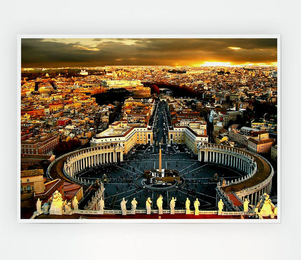 Catholic Church Vatican Print Poster Wall Art