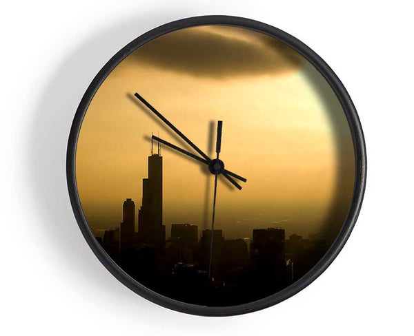 Chicago Clock - Wallart-Direct UK