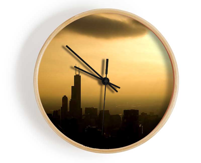 Chicago Clock - Wallart-Direct UK