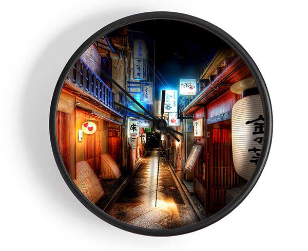 Chinatown Streets Clock - Wallart-Direct UK