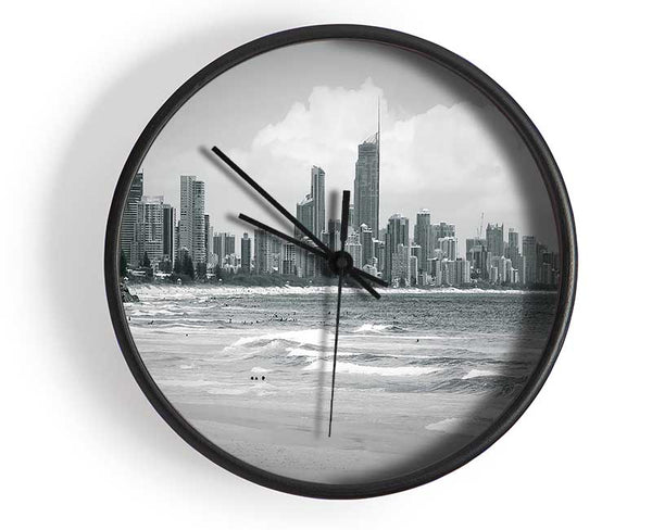 City Beach Clock - Wallart-Direct UK