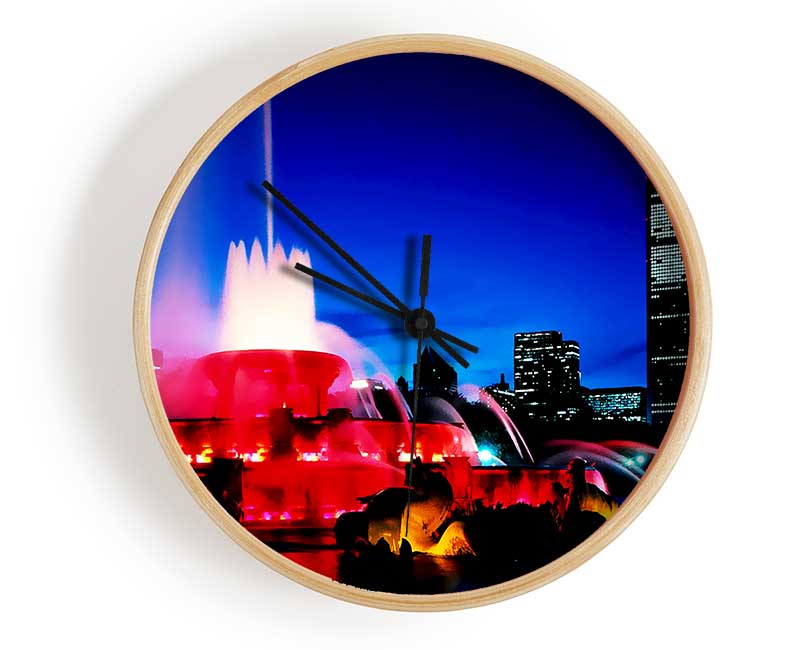 City Fountain Of Youth Clock - Wallart-Direct UK