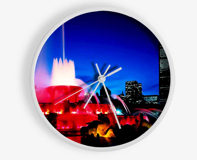 City Fountain Of Youth Clock - Wallart-Direct UK