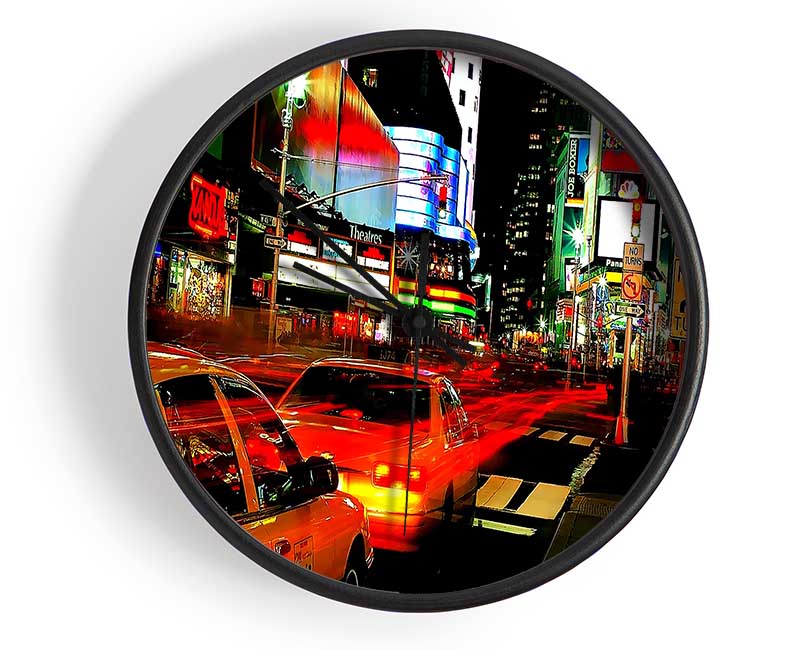 New York City Lights Clock - Wallart-Direct UK