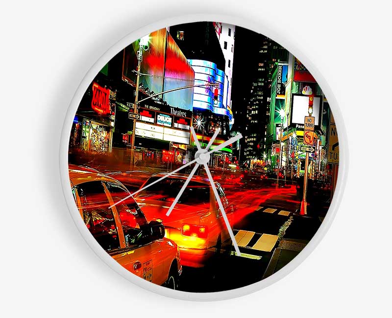 New York City Lights Clock - Wallart-Direct UK