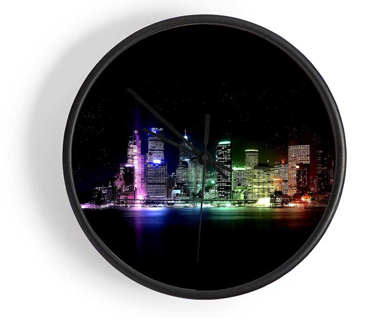 City Of Lights Clock - Wallart-Direct UK