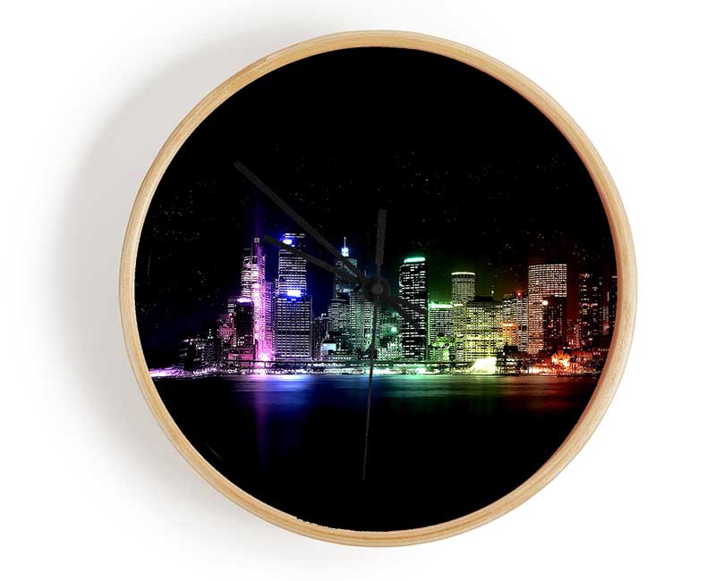 City Of Lights Clock - Wallart-Direct UK