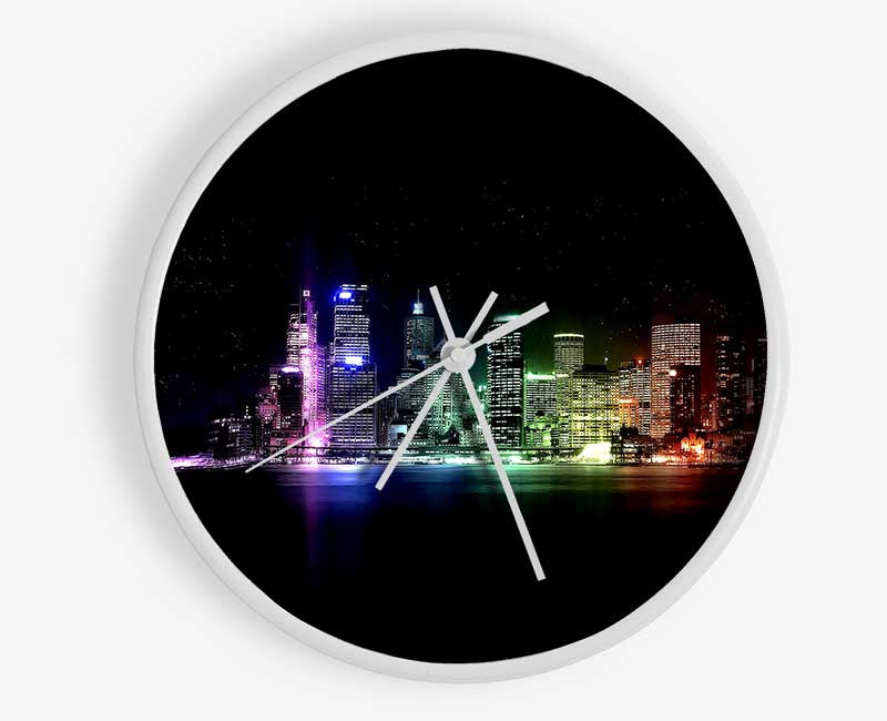 City Of Lights Clock - Wallart-Direct UK