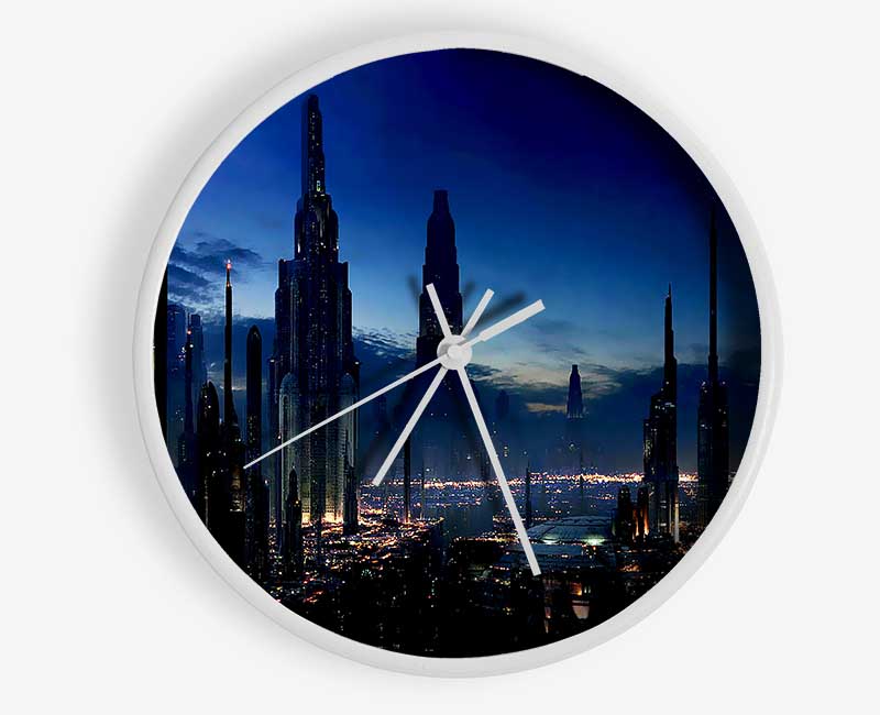 City Of The Future Clock - Wallart-Direct UK