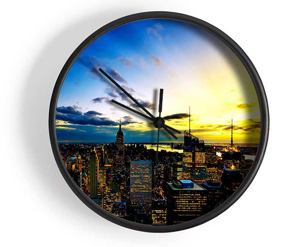 City Of The Golden Sun Clock - Wallart-Direct UK