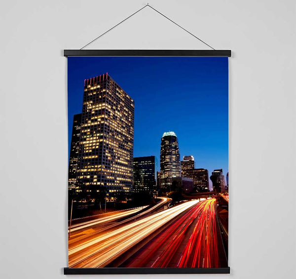 City On The Move Hanging Poster - Wallart-Direct UK