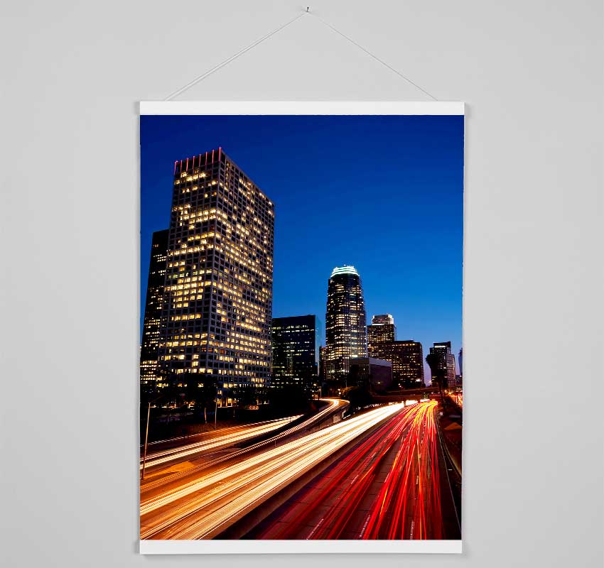 City On The Move Hanging Poster - Wallart-Direct UK