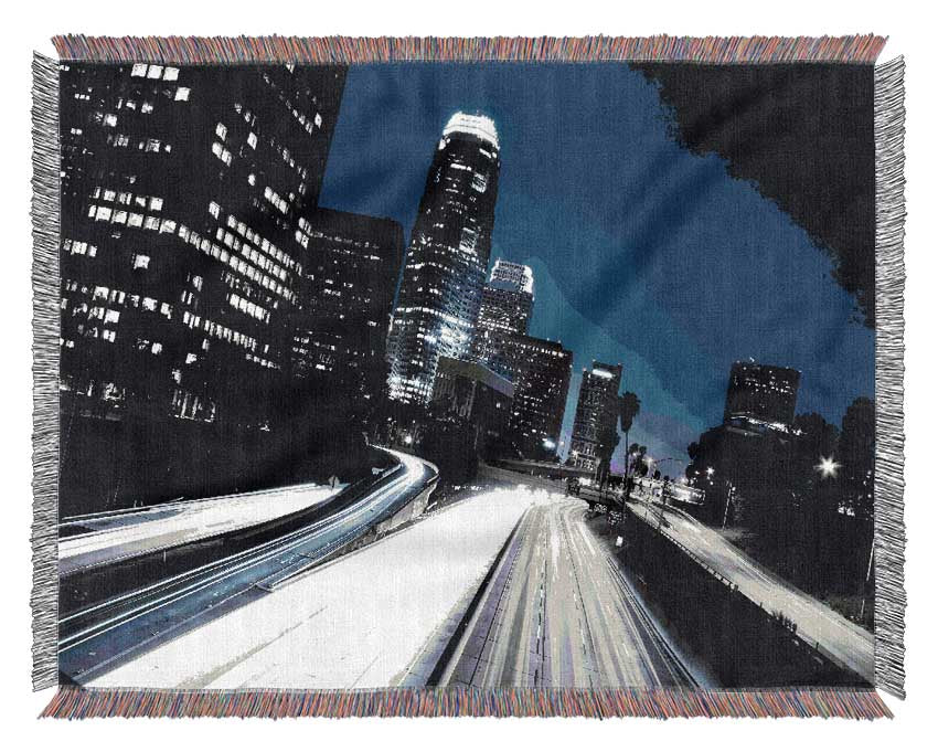 City Speedways Woven Blanket