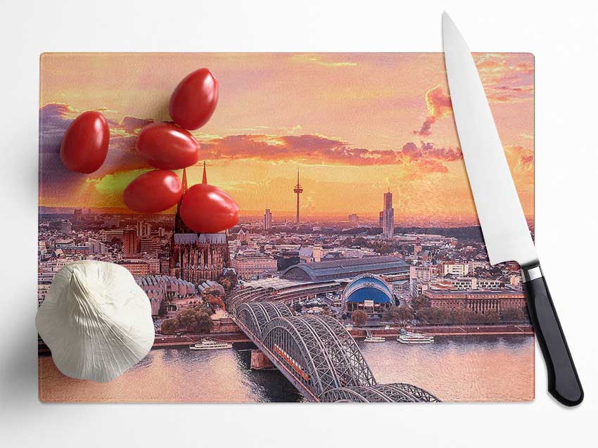 Cologne City Glass Chopping Board