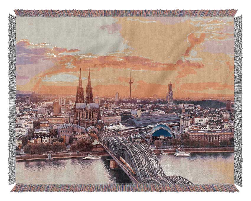 Cologne City Woven Blanket