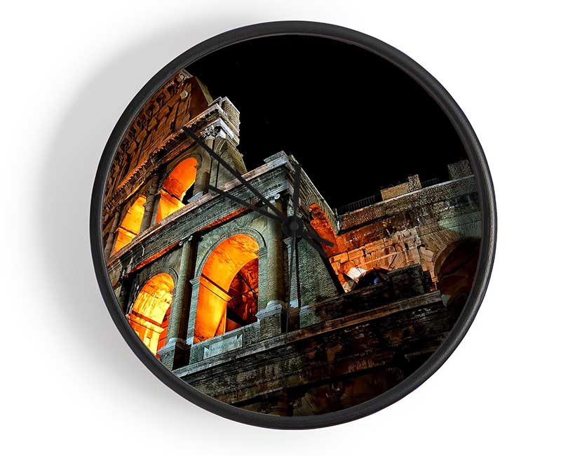 Colosseum At Night Clock - Wallart-Direct UK