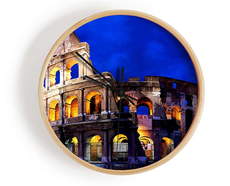 Colosseum In Rome Clock - Wallart-Direct UK