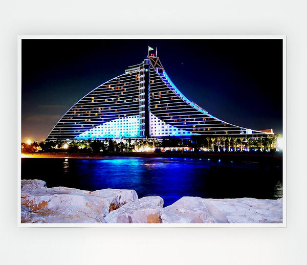 Dubai Architectural Delight Print Poster Wall Art